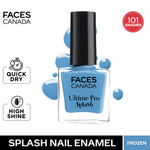 Buy FACES CANADA Ultime Pro Splash Nail Enamel - Frozen 40 (8ml) | Quick Drying | Glossy Finish | Long Lasting | No Chip Formula | High Shine Nail Polish For Women | No Harmful Chemicals - Purplle