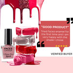 Buy FACES CANADA Ultime Pro Splash Nail Enamel - Pink Rouge 103 (8 ml) | Quick Drying | Glossy Finish | Long Lasting | No Chip Formula | High Shine Nail Polish For Women | No Harmful Chemicals - Purplle