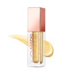 Buy MARS Metallic Liquid Glitter Eyeshadow | Waterproof & Highly Pigmented | Smooth Glide Formula (5.5 ml) (02-Golden Beam) - Purplle