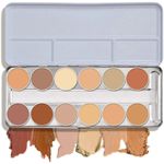 Buy Me-ON M & M Derma Color 12 Color Creme Concealer Palette 1 Pc - Purplle