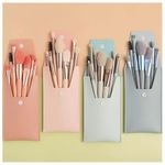 Buy Me-ON Pack of 8 Professional Makeup Brushes with Pouch (color may vary) - Purplle