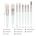Buy Me-ON Pack of 8 Professional Makeup Brushes with Pouch (color may vary) - Purplle