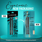 Buy Lakme Eyeconic Kajal| Black - Twin Pack| 0.35g + 0.35g | Smudgeproof |Waterproof | Lasts upto 24 Hrs - Purplle