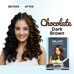 Buy BBlunt Salon Secret High Shine Creme Hair Colour - Chocolate Dark Brown (152 ml) - Purplle