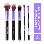 Buy Mattlook Professional Makeup Brush 5pc Set Soft BristlesA Eyeshadow ,Blusher brush , Foundation ,Powder, EyebrowA Applicator (100 gm) - Purplle