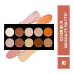 Buy Mattlook Cover Skin Concealer Palette Full Coverage Colour Correcting Lightweight Long-lasting Waterproof Creamy Formula - 02 (18g) - Purplle