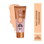 Buy Mattlook DD Foundation Brighten Skin Defence Daily Moisturiser, Face Cream For Skin Radiance Long-lasting Even Skin Tone Lightweight Waterproof Formula, Warm Natural (40 ml) - Purplle