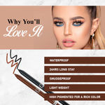 Buy Mattlook Single Stroke Super Glide Eyeliner Kohl Kajal 24 Hours, Easy to Apply Creamy Texture, Intense, Smudgeproof and Water Resistant Colour, Metallic-Black (1.3 gm) - Purplle