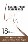 Buy Half N Half One Stroke Defining Auto Eyeliner Kohl Kajal, Easy to Apply Creamy Texture, Intense, Smudgeproof and Waterproof, 18hour Long Lasting, 0.3 gm - Purplle