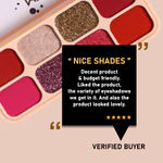 Buy Mattlook Intense Eye, Eyeshadow Platte, Flawless Shades, Waterproof Durable Highly Pigmented Eye Makeup Set Gift for Women, Easy to Blend & Versatile Looks, Multi Finish, Multicolor-4 (12 gm) - Purplle