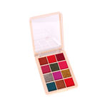 Buy Half N Half 12Colors Loving Eyeshadow Palette, Flawless Shades, Waterproof Durable Highly Pigmented Eye Makeup Set Gift for Women, Waterproof Long Lasting Easy To Blendable, Multiclolur-03 (9.5g) - Purplle