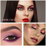 Buy Half N Half 12Colors Loving Eyeshadow Palette, Flawless Shades, Waterproof Durable Highly Pi gmented Eye Makeup Set Gift for Women, Waterproof Long Lasting Easy To Blendable, Multiclolur-04 (9.5 gm) - Purplle