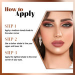 Buy Half N Half 12Colors Loving Eyeshadow Palette, Flawless Shades, Waterproof Durable Highly Pi gmented Eye Makeup Set Gift for Women, Waterproof Long Lasting Easy To Blendable, Multiclolur-04 (9.5 gm) - Purplle