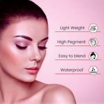 Buy Mattlook 25 Colours Blink Eyeshadow Palette, Flawless Shades, Highly Pi gmented Long Wearing Easily Blendable, Gift for Women, Multicolour- 01 (26 gm) - Purplle