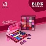 Buy Mattlook 25 Colours Blink Eyeshadow Palette, Flawless Shades, Highly Pi gmented Long Wearing Easily Blendable, Gift for Women, Multicolour- 01 (26 gm) - Purplle