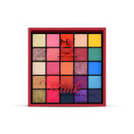 Buy Mattlook 25 Colours Blink Eyeshadow Palette, Flawless Shades, Highly Pi gmented Long Wearing Easily Blendable, Gift for Women, Multicolour- 01 (26 gm) - Purplle