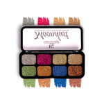 Buy Half N Half Moondust 8 Colour Glitter Shimmer Silver Eyeshadow Palette, Ultra Pigmented Blendable, Long Lasting Waterproof, Flawless Finish, Shade-A (12 gm) - Purplle