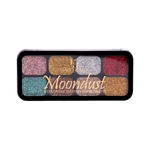 Buy Half N Half Moondust 8 Colour Glitter Shimmer Silver Eyeshadow Palette, Ultra Pigmented Blendable, Long Lasting Waterproof, Flawless Finish, Shade-B (12gm) - Purplle