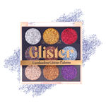Buy Half N Half Glister Eyeshadow Glitter Shimmer Palette Highly Pigmented Blendable, Long Lasting Waterproof, Flawless Glitter Finish, Multicolour -02 (9g) - Purplle