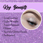 Buy Half N Half Glister Eyeshadow Glitter Shimmer Palette Highly Pi gmented Blendable, Long Lasting Waterproof, Flawless Glitter Finish, Multicolour -03 (9 gm) - Purplle