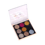 Buy Half N Half Glister Eyeshadow Glitter Shimmer Palette Highly Pi gmented Blendable, Long Lasting Waterproof, Flawless Glitter Finish, Multicolour -03 (9 gm) - Purplle