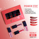 Buy Mattlook 4 Power Stay Lip Colour Matt Liquid Lipsticks, Lip Gloss Creamy, Non Transfer, High Pigment, Long Lasting, Water & Smudge Proof - Newlywed (2.5 ml x 4 Pcs) - Pack of 4 - Purplle