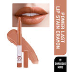 Buy Mattlook Power Last Lip Stain Crayon LipstickA A Rich Colour, Non Transfer, Mask Proof & Luxurious Creamy MatteA , Gorgeous Nude (1.3 gm) - Purplle