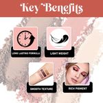 Buy Mattlook 13 Flawless Shades Eyeshadow Baked Highlighter, Blush Makeup Palette Waterproof Blendable, Gift for Women, 26 gm - Purplle