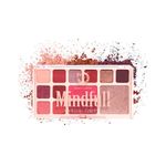 Buy Mattlook 13 Flawless Shades Eyeshadow Baked Highlighter, Blush Makeup Palette Waterproof Blendable, Gift for Women, 26 gm - Purplle