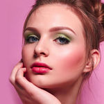 Buy Half N Half 10 Shades Eyeshadow Baked Highlighter Blush Makeup Palette Long Lasting Waterproof Blendable, 11.5 gm - Purplle
