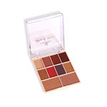 Buy Half N Half 10 Shades Eyeshadow Baked Highlighter Blush Makeup Palette Long Lasting Waterproof Blendable, 11.5 gm - Purplle