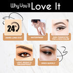 Buy Mattlook Dreamy Eyes Smooth Glide Felt Tip Eyeliner Pen, Easy To Use, Stays On All Day and Night, Long Lasting, Smudgeproof & Waterproof, Deep Black (1.2gm) - Purplle