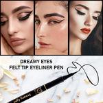 Buy Mattlook Dreamy Eyes Smooth Glide Felt Tip Eyeliner Pen, Easy To Use, Stays On All Day and Night, Long Lasting, Smudgeproof & Waterproof, Deep Black (1.2gm) - Purplle