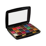 Buy Half N Half 18 Colours Makhmali Eyeshadow with Brush in Palette, Flawless Shades, Easy to Blend, Waterproof Durable Highly Pigmented Eye Makeup Set Gift for Women, Multicolour-01 (12.8 gm) - Purplle