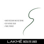 Buy Lakme Insta Eye Liner - Green (9 ml) - Purplle