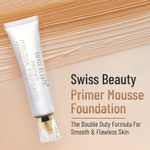 Buy Swiss Beauty Primer Mousse Foundation - White-Ivory - (30 ml) - Purplle