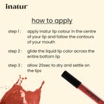 Buy Inatur Matt Liquid Lip Colour with Hyaluronic Acid & Collagen 2 ml (Sunset Kiss) - Purplle