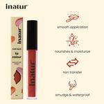 Buy Inatur Matt Liquid Lip Colour with Hyaluronic Acid & Collagen 2 ml (Sunset Kiss) - Purplle
