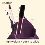 Buy Inatur Matt Liquid Lip Colour with Hyaluronic Acid & Collagen 2 ml (Purple Haze) - Purplle