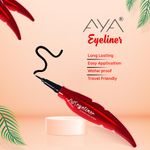 Buy AYA Waterproof 24 Hours Long Lasting Feather Eyeliner, Black ( 2ml) - Purplle