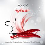 Buy AYA Waterproof 24 Hours Long Lasting Feather Eyeliner, Black ( 2ml) - Purplle