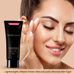 Buy FACES CANADA Weightless Matte Finish Foundation - Natural, 15ml | Lightweight Natural Finish | Anti-Ageing | Enriched With Olive Seed Oil, Grape Extract, Shea Butter - Purplle