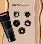Buy FACES CANADA Weightless Matte Finish Foundation - Natural, 15ml | Lightweight Natural Finish | Anti-Ageing | Enriched With Olive Seed Oil, Grape Extract, Shea Butter - Purplle