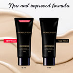 Buy FACES CANADA Weightless Matte Finish Foundation - Natural, 15ml | Lightweight Natural Finish | Anti-Ageing | Enriched With Olive Seed Oil, Grape Extract, Shea Butter - Purplle