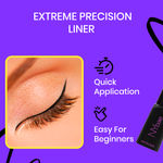 Buy NY Bae Skeyeliner | Black Eyeliner | Glossy Finish | Long Lasting | Everyday Use | Quick Dry | Eye Makeup - Black (5ml) - Purplle