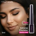 Buy NY Bae Skeyeliner - Matte (5 ml) | Liquid Black Eyeliner | Intense Pigment | Long Lasting | Smudgeproof | Precise Application | Beginner Friendly - Purplle