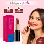 Buy NY Bae Super Matte Lipstick - Hot Hazel 23 (4.2 g) | Red Mauve | Matte Finish | Enriched with Vitamin E | Rich Colour Payoff | Nourishing | Long lasting | Smudgeproof | Vegan | Cruelty & Paraben Free - Purplle