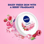 Buy Nivea Soft Light Moisturizer Berry Blossom (200 ml) - Purplle