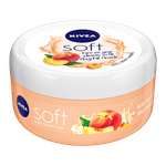 Buy NIVEA Soft Light Moisturizer Cream, Playful Peach, with Vitamin E & Jojoba Oil for Face, Hands and Body (200 ml) - Purplle