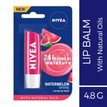 Buy NIVEA Lip Balm Fruity Watermelon Shine 4.8g - Purplle